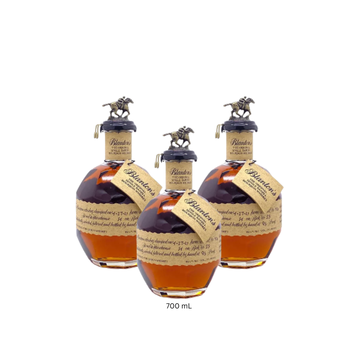 Buy Blanton's Single Barrel Bourbon 700 mL x 3 (European Size