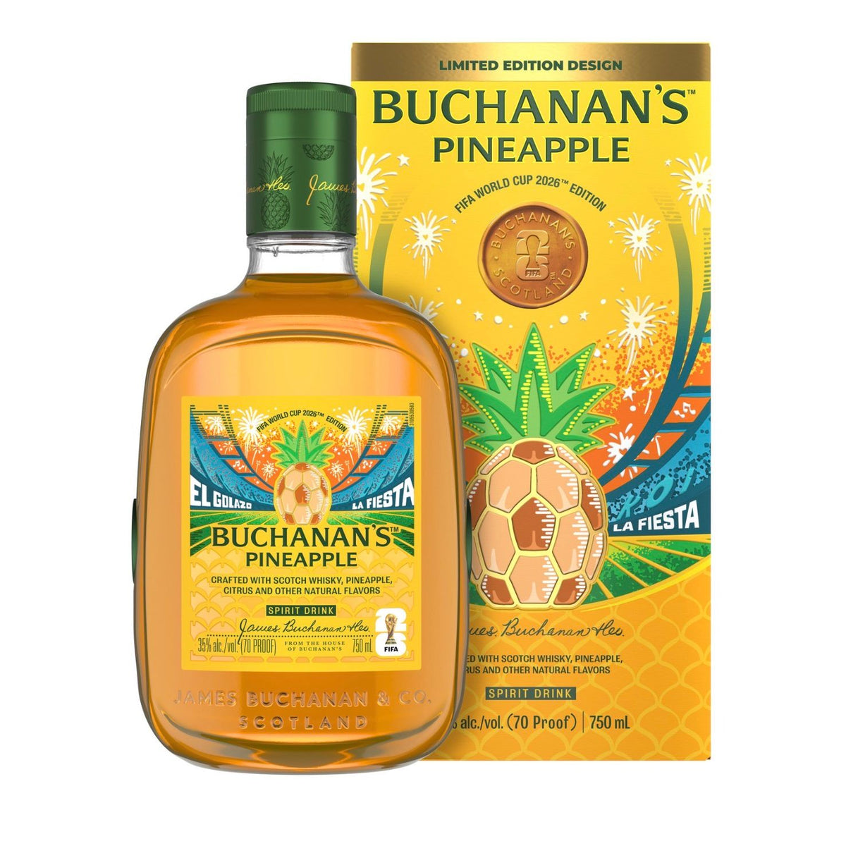 Buchanan's Pineapple Fifa Wold Cup Limited Edition – The Liquor Bros