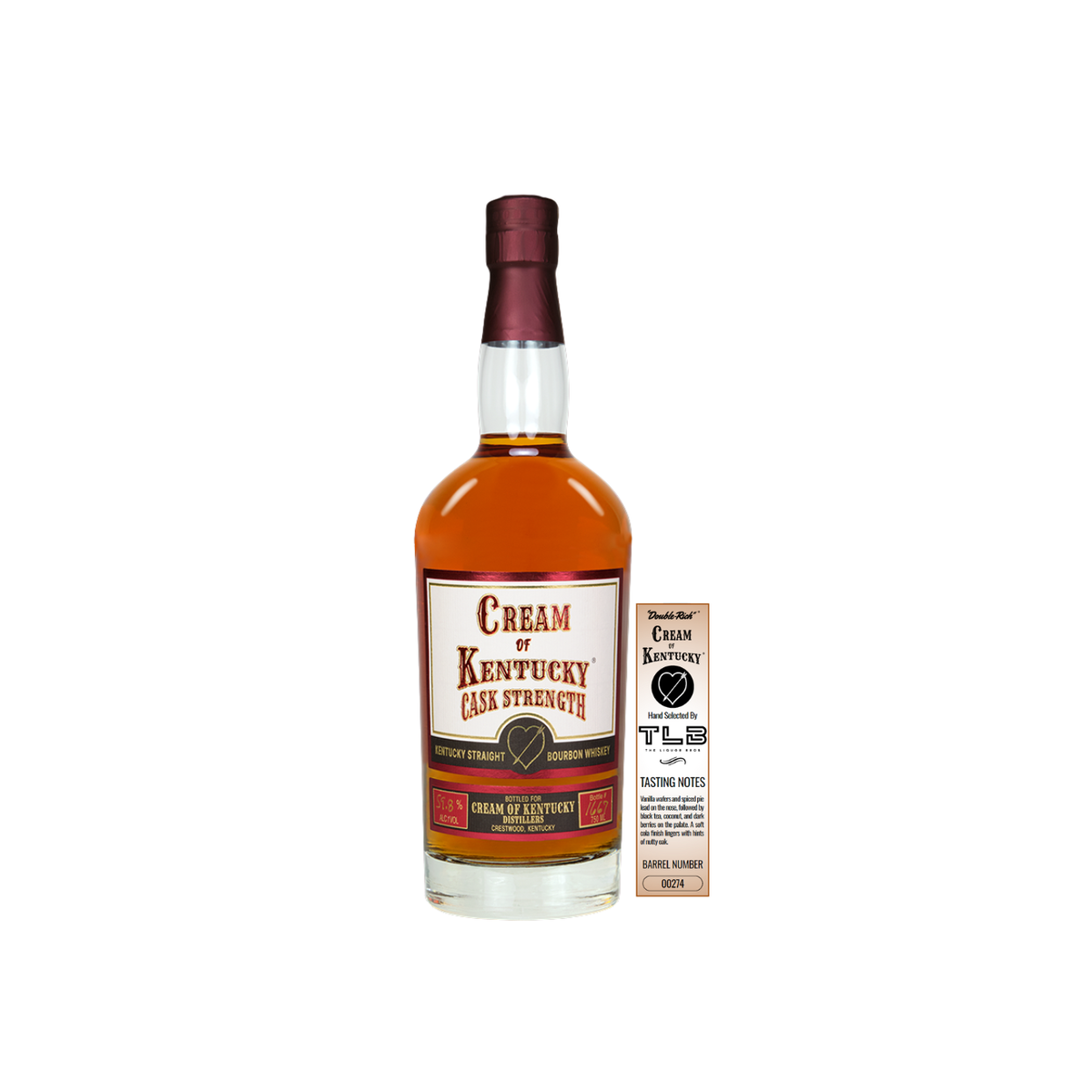 ウイスキー ARCABUZ BOURBON CASK STRENGTH 700ml Buy Exclusive Cream of Kentucky x TLB Cask Strength Bourbon Online