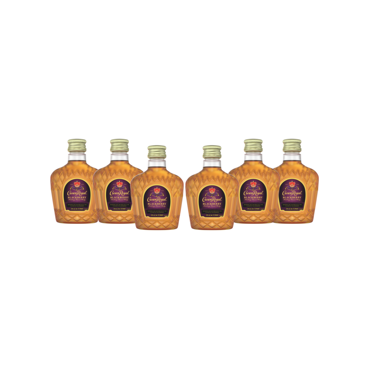 Buy Crown Royal Blackberry Mini 6 x 50ml Online | Premium Whisky