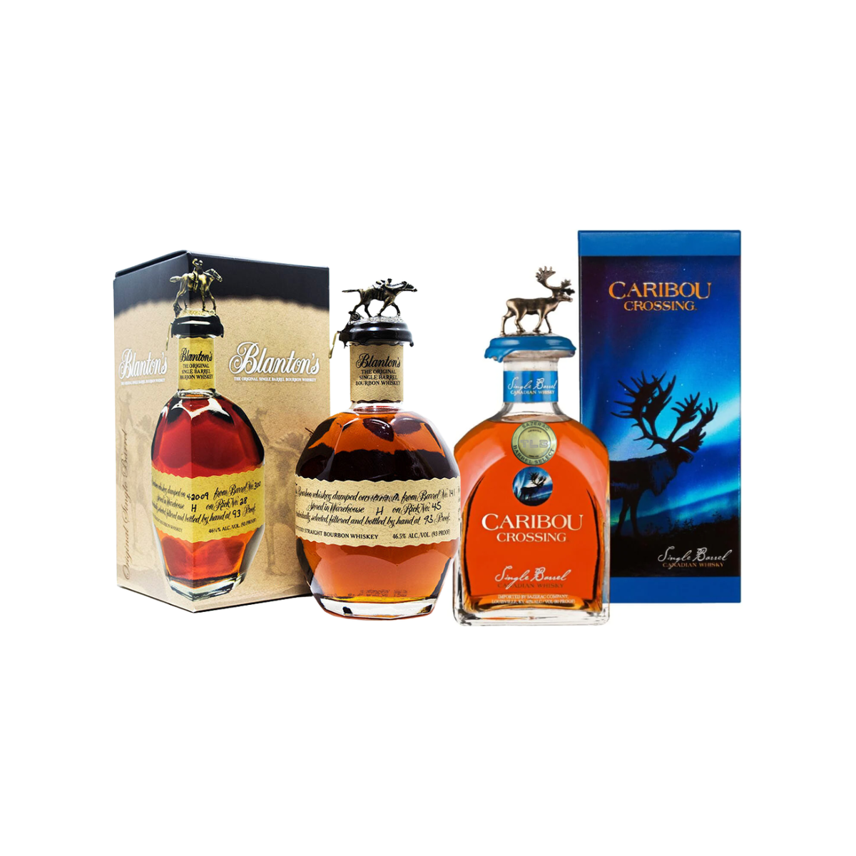 Buy Blanton's & Caribou Crossing Barrel Pick Bourbon Bundle – The