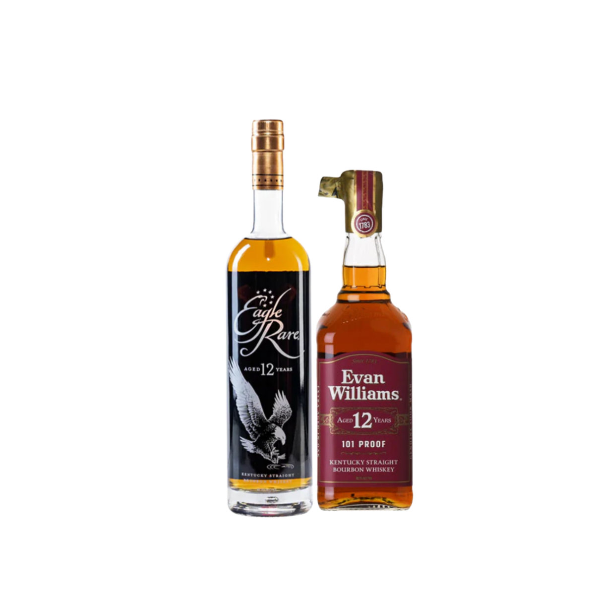 Eagle Rare 12 Yr Bourbon and Evan Williams 12 Yr Bourbon – The