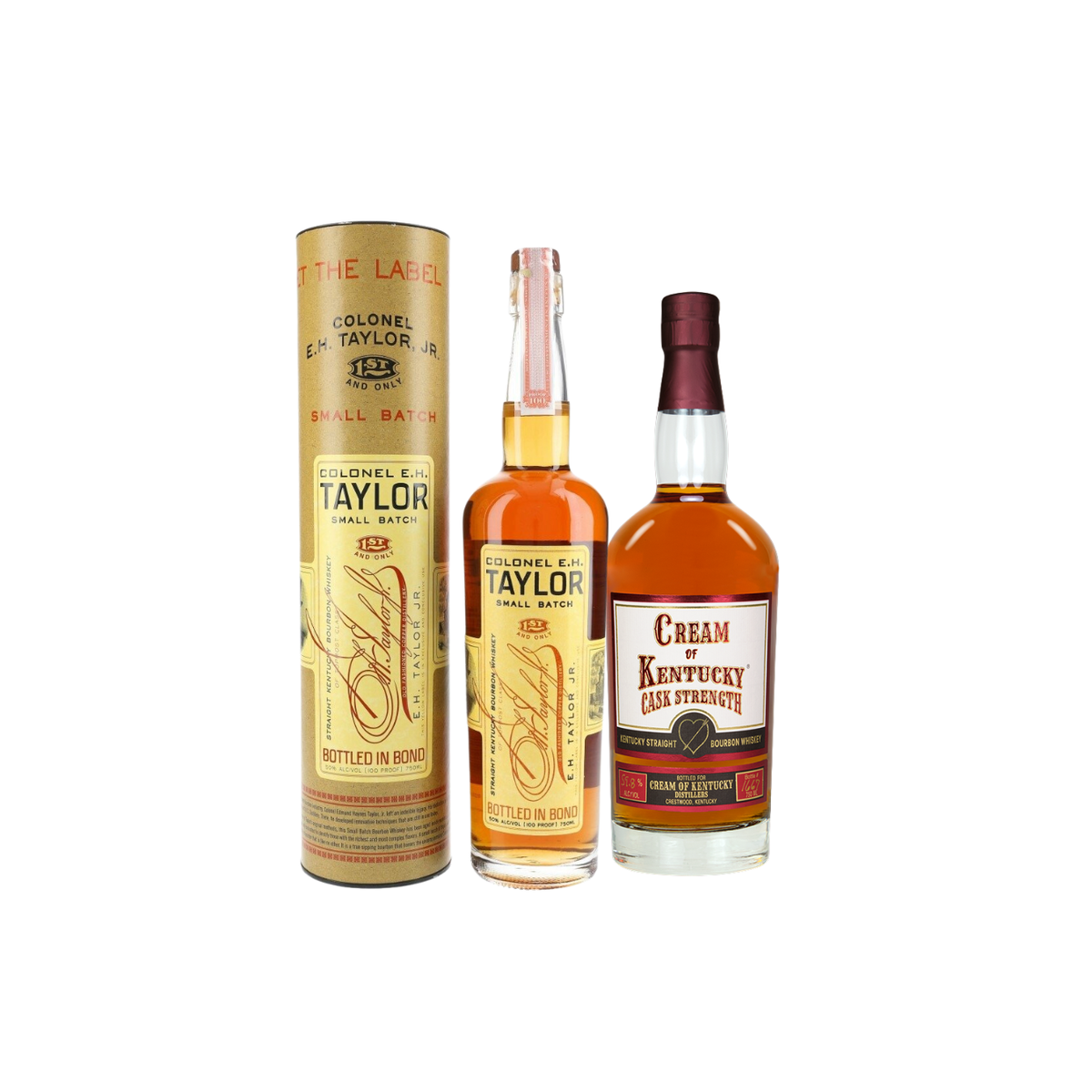 EH Taylor Small Batch & Cream of Kentucky Cask Whiskey Bundle