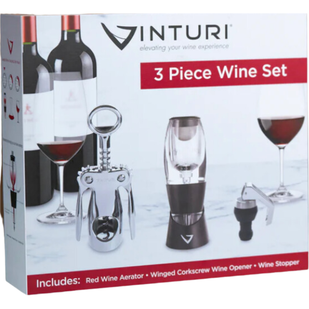 Grab Vinturi 3 Piece Wine Aerator Set The Liquor Bros