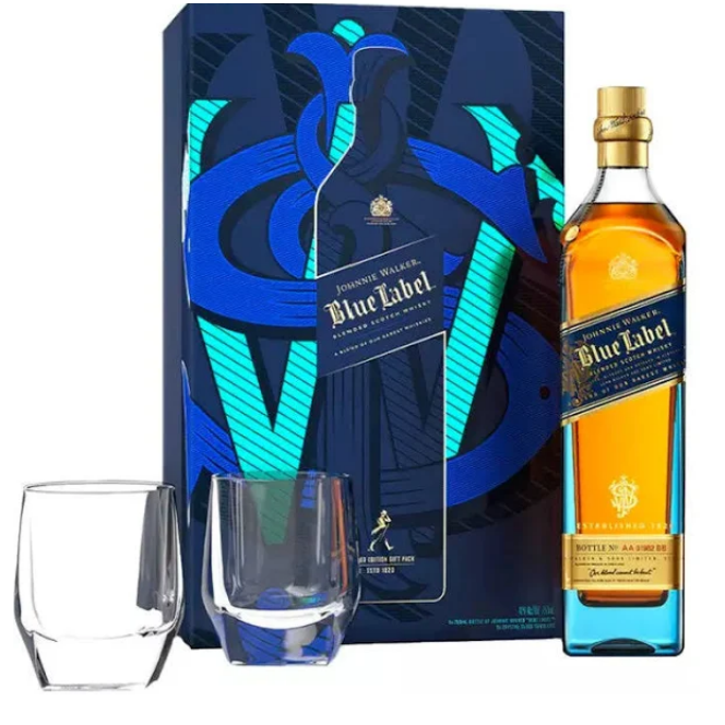 Johnnie Walker Blue Label Gift Set 750ml | The Liquor Bros