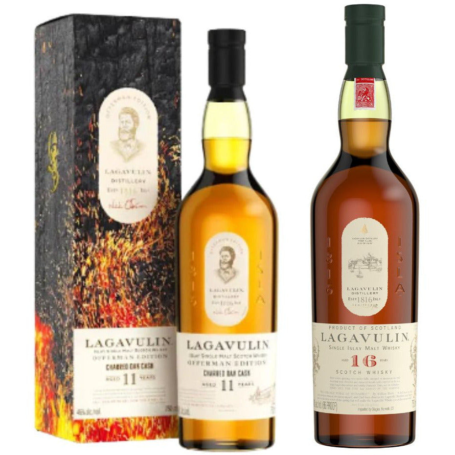 Send Lagavulin Scotch Whisky Gift Set with Glasses Online