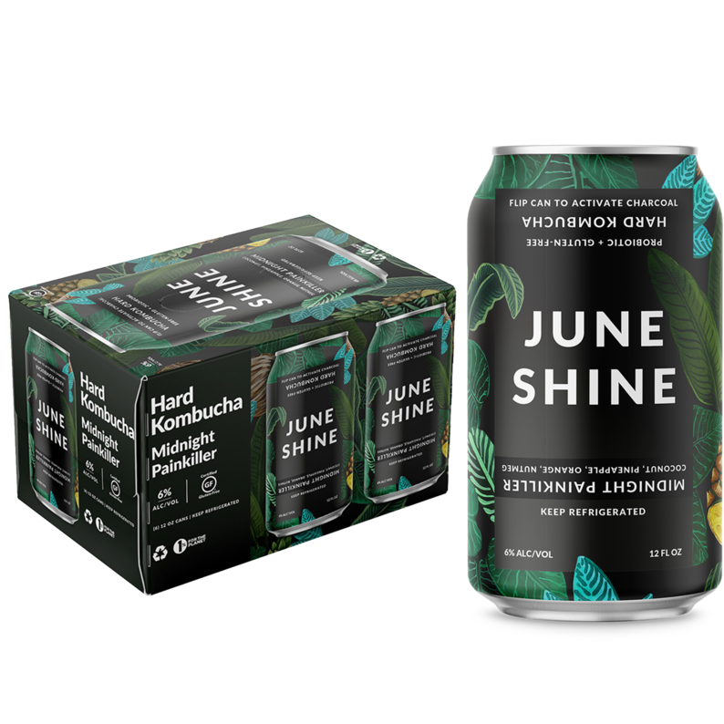 Juneshine Hard Kombucha Midnight Cans | The Liquor Bros Juneshine Hard Kombucha Midnight Cans | The Liquor Bros