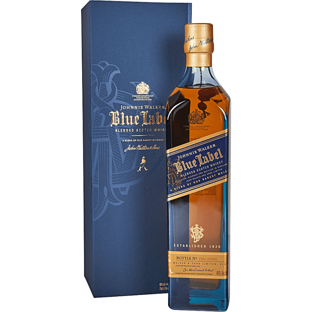 りゅうJohnnie Walker Blue Label 750ml×2 Johnnie Walker Blue Label Blended Scotch Whisky - 750 Ml