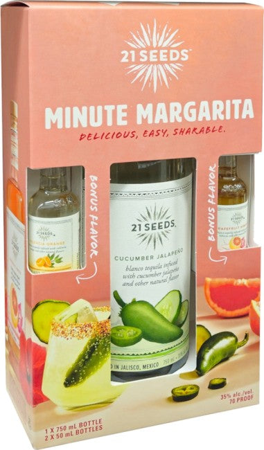21 Seeds Cucumber Jalapeno Tequila Gift Set