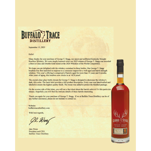 Buy 2025 George T Stagg Whiskey Online | 750ml – The Liquor Bros
