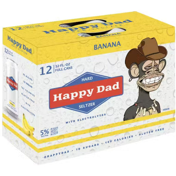 Happy Dad Banana 12 pack 12oz cans
