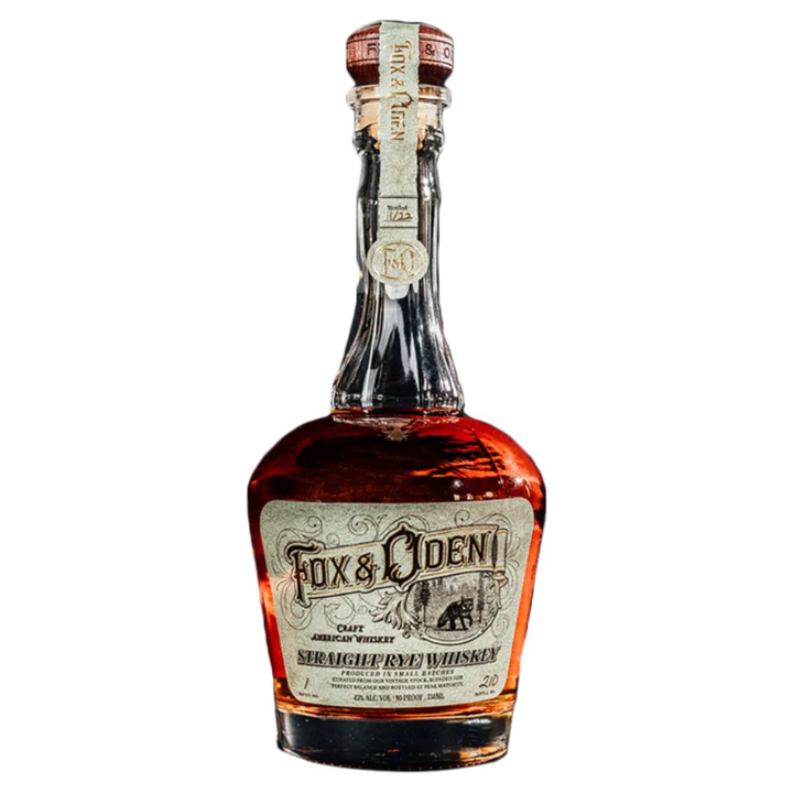 Fox & Oden Straight Rye Whiskey 750ml