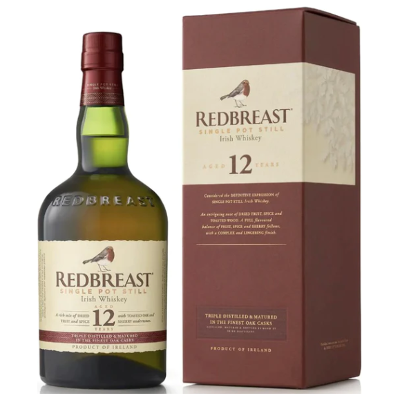 Red Breast 12 Year Single Pot Irish Whiskey