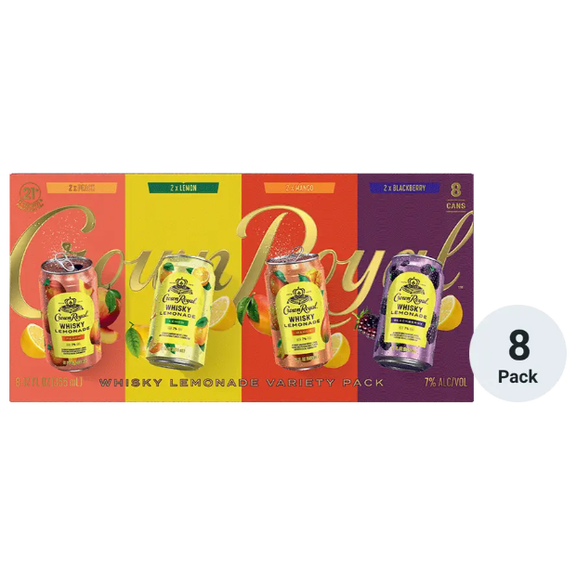 Buy Crown Royal Lemonade Variety Pack | 8-pack 12oz Cans – The Liquor Bros