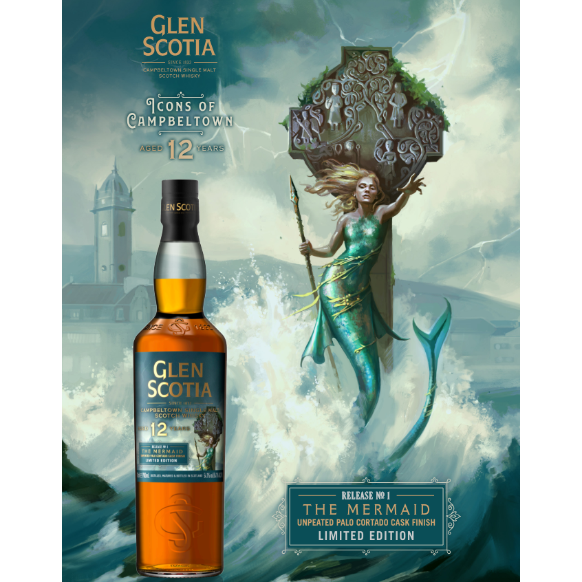 Glen Scotia 12 Year Old The Mermaid 750 ml – The Liquor Bros