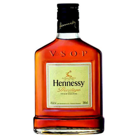 Hennessy Vsop Privilege Cognac Flask Bottle 375ml