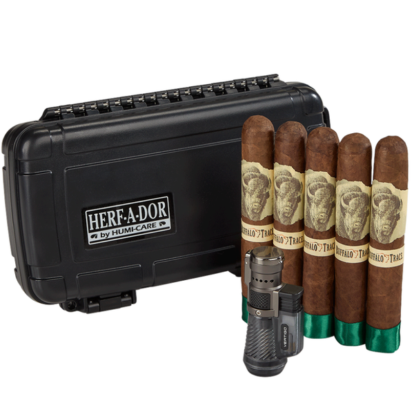 Buffalo Trace Robusto Cigar Travel Combo