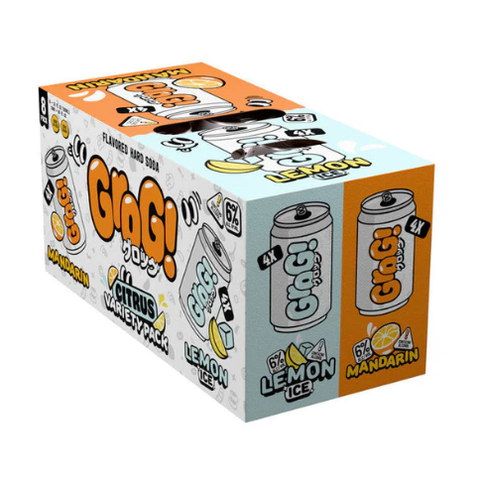 Grog! Flavored Hard Soda Lemon and Mandarin – The Liquor Bros