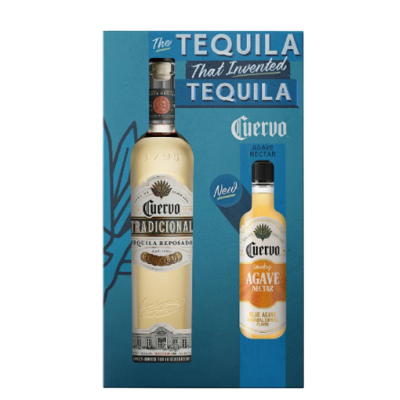 Jose Cuervo Reposado Tequila with Smoky Agave Nectar Gift Set