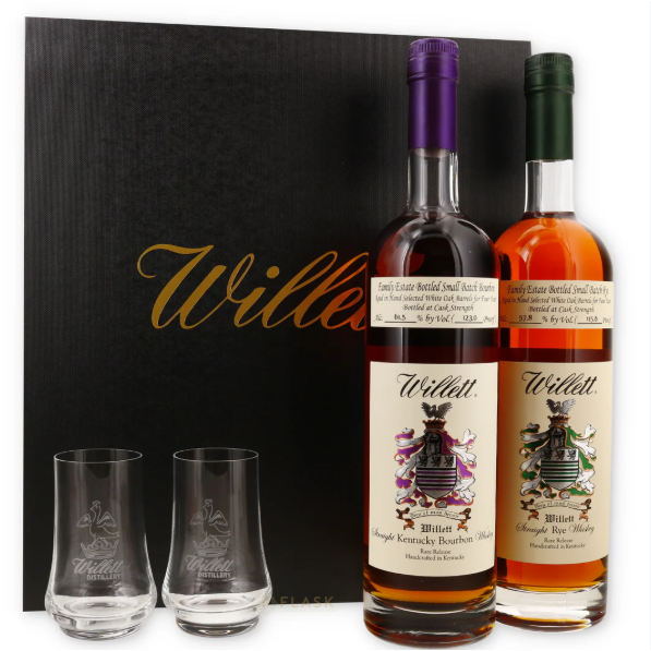 Willett Family Estate Glencairn Gift Set | Rye & Bourbon Duo – The