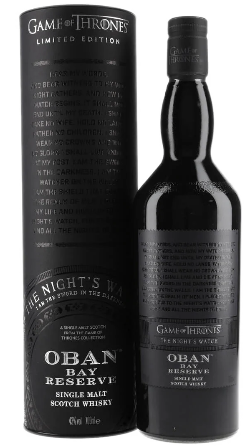 Game of Thrones The Night's Watch Oban Scotch Whisky 750 ml