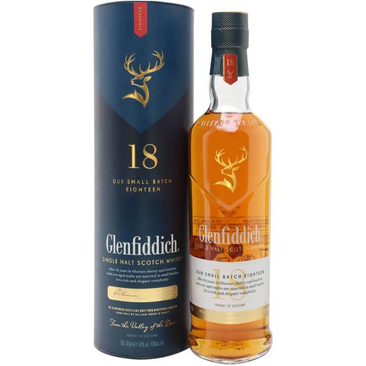 Glenfiddich Single Malt Scotch Whiskey 18 Year 750ml - The Liquor Bros