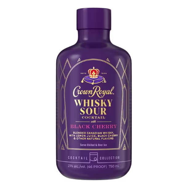 Crown Royal Black Cherry Whiskey Sour 750 ml