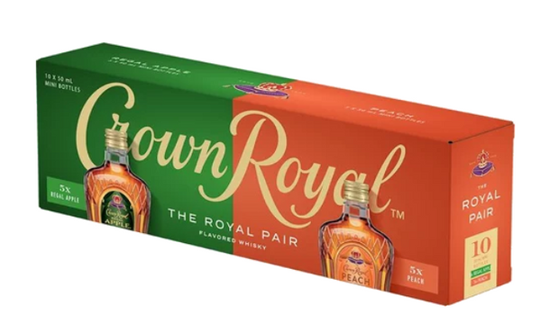 Crown Royal Whisky The Royal Pair 10 X 50 ml