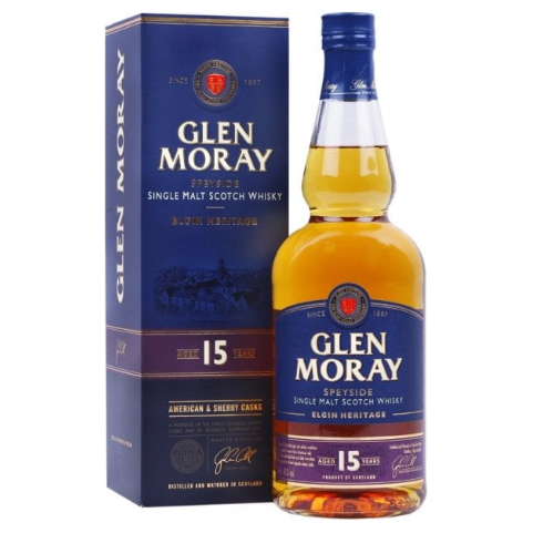 Glen Moray 15 Year Single Malt Scotch Whisky