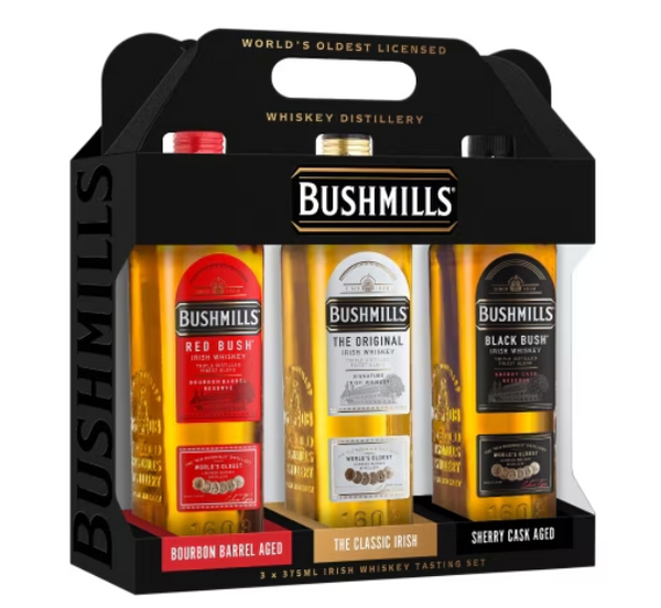 Bushmills Trilogy Pack Irish Whiskey 3x375 ml