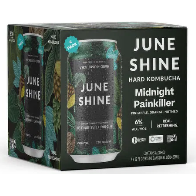 Juneshine Hard Kombucha Midnight Cans | The Liquor Bros Juneshine Hard Kombucha Midnight Cans | The Liquor Bros