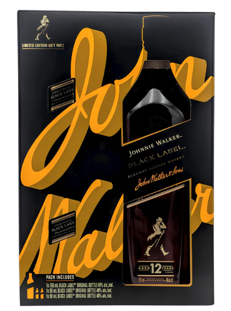 Johnnie Walker Black Label Gift Pack 2x50mL