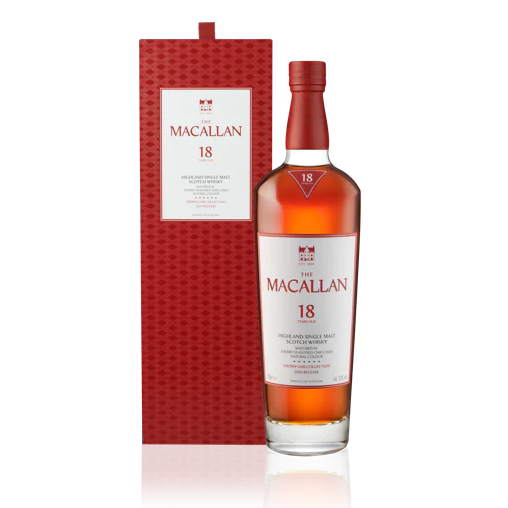 Buy Macallan 18 Year Sherry Oak Cask Online | Scotch Whisky 750ml