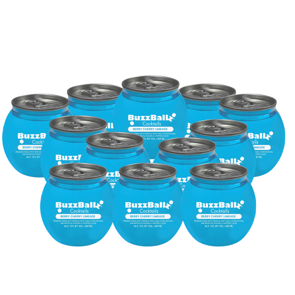 Buy Buzzballz Berry Cherry Limeade Cocktails 6Pack, 200ml The Liquor Bros