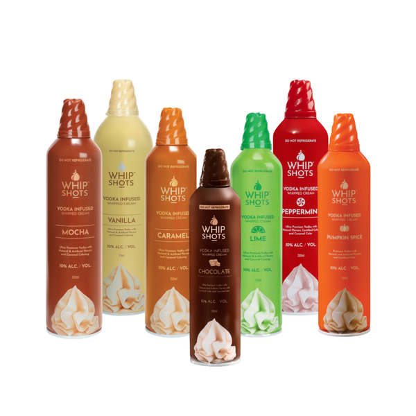 Whip Shots Vodka Infused Whipped Cream Bundle