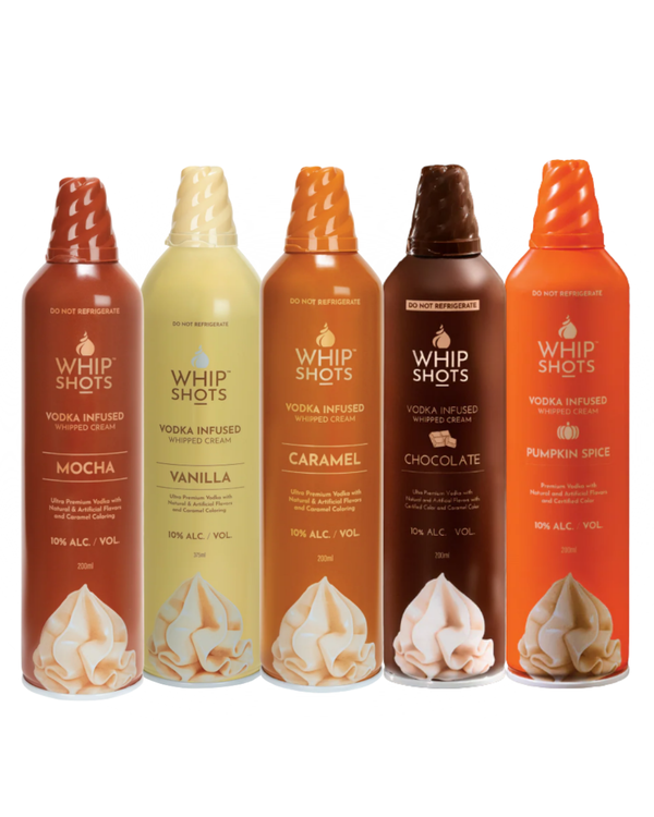 Whip Shots Vodka Infused Whipped Cream Bundle