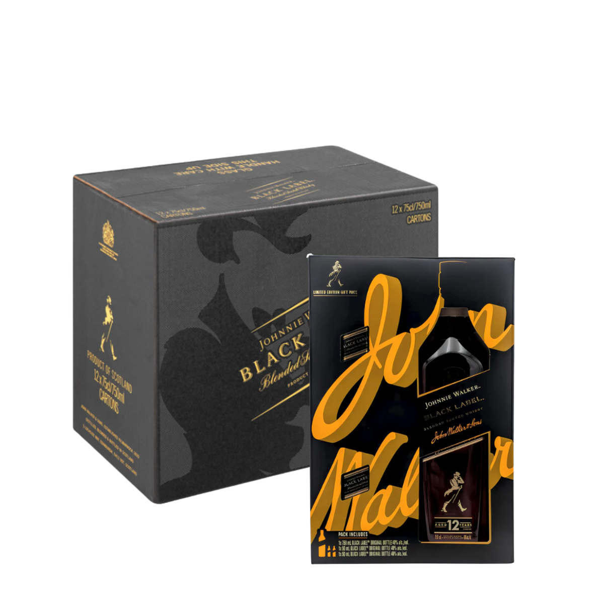 Buy Johnnie Walker Black Label Gift Set Online | 750ml – The