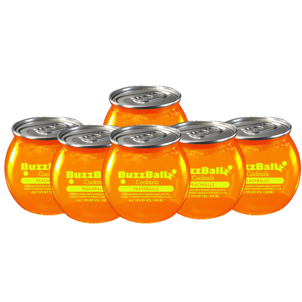 Buzzballz Peachballz Cocktails