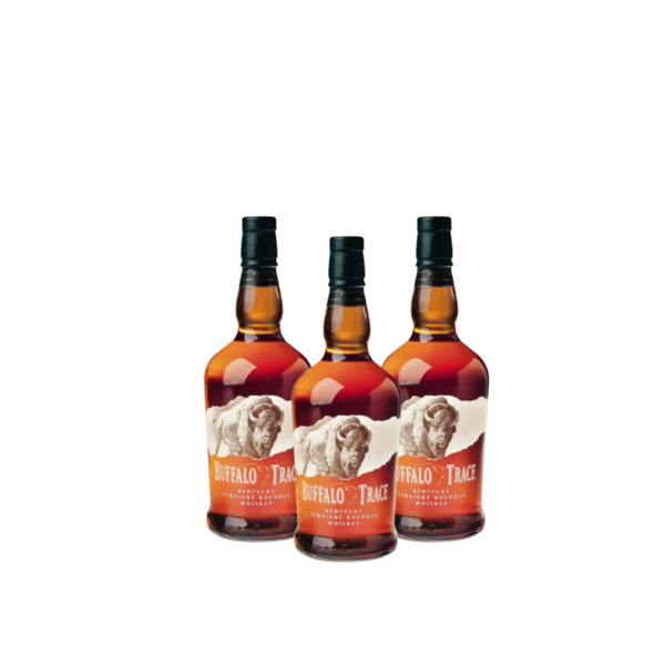 Buffalo Trace Bourbon Whiskey 1  LTR 3 pack