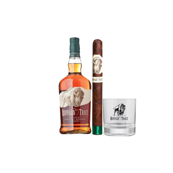 Buffalo Trace Bourbon Churchill Cigar Gift Set – The Liquor Bros
