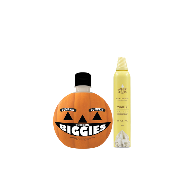 Biggies Pumpkin and Whip Shots Vanilla Combo