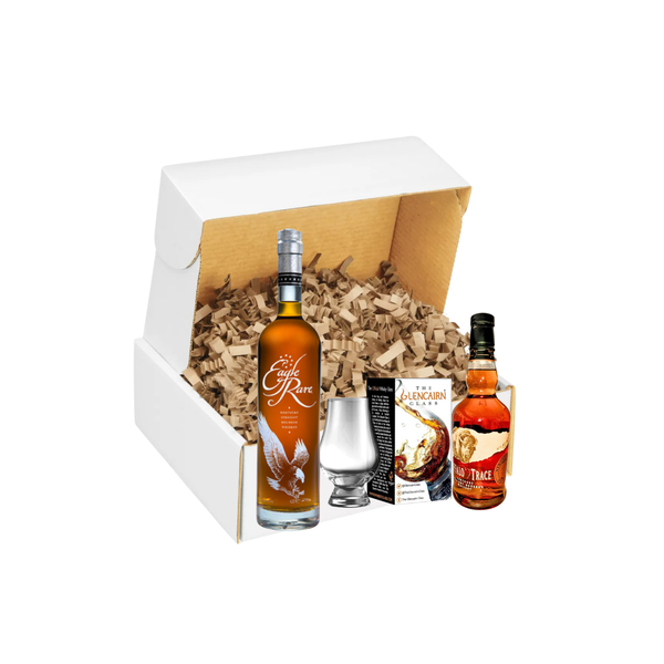 Buffalo Trace and Eagle Rare Glencairn Gift Box