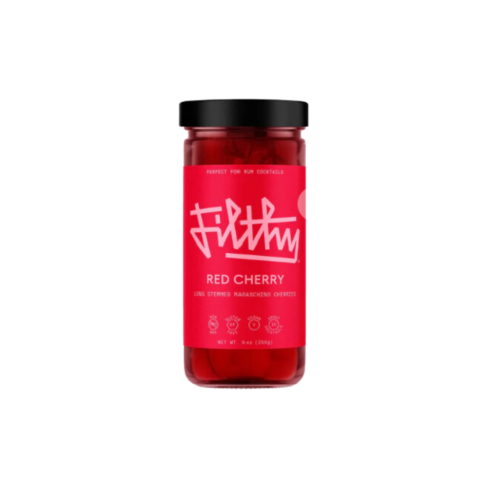 Filthy Red Cherry Garnish 8.5 oz