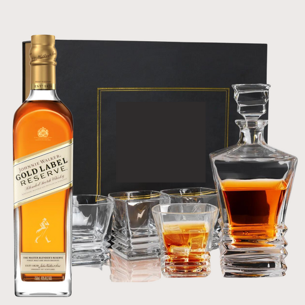 Johnnie Walker Gold Label Decanter Scotch Whisky Set 750m