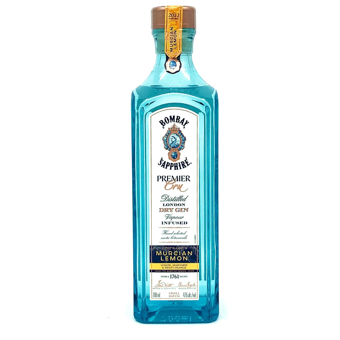 Bombay Sapphire Cru Murcian Lemon Gin 700ml | The Liquor Bros