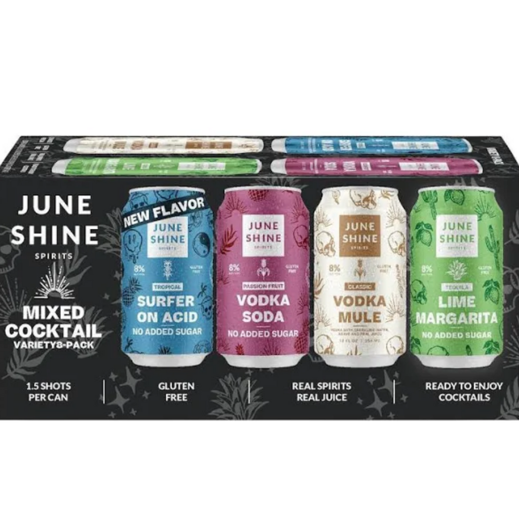 Juneshine Mixed Cocktail Variety 8 pack | The Liquor Bros