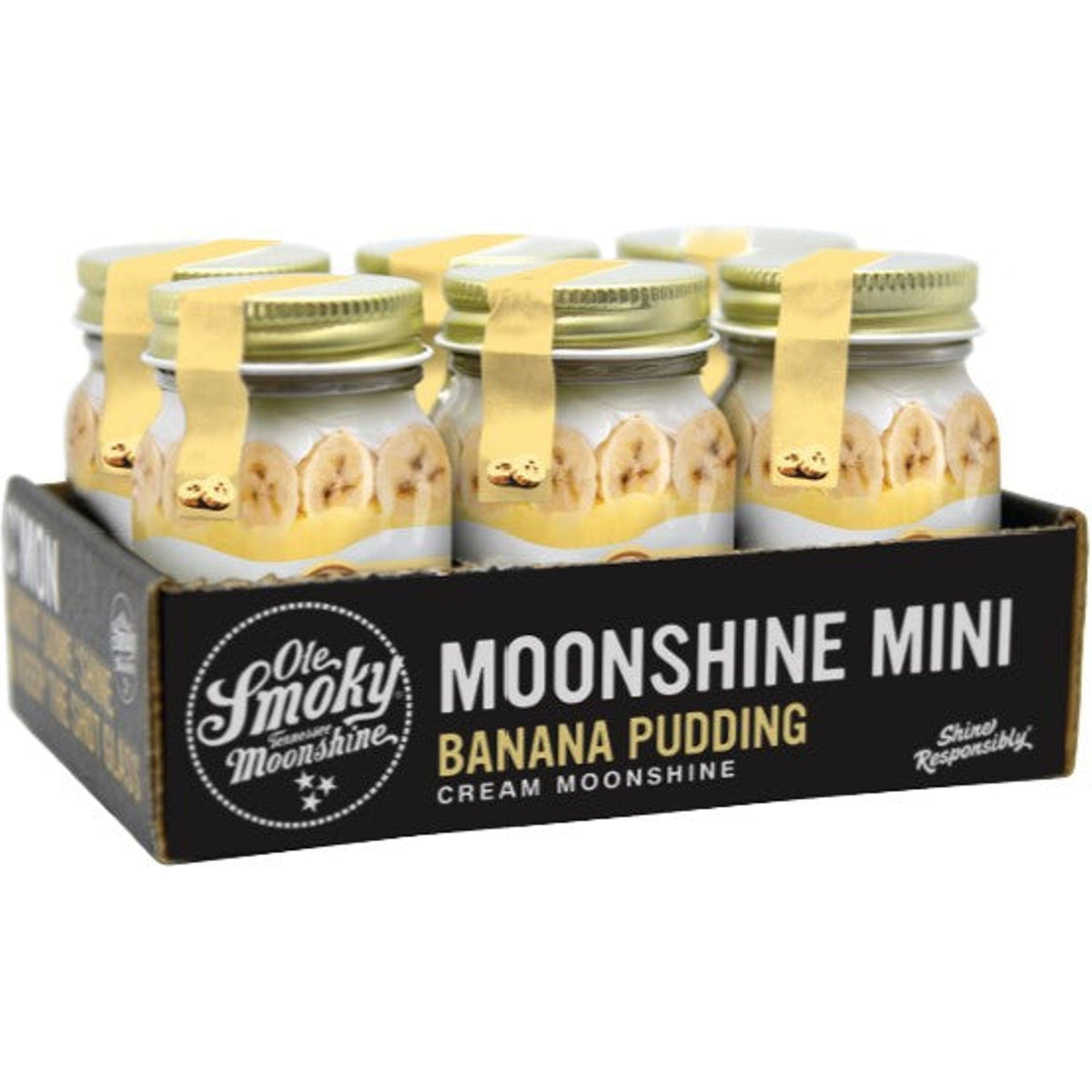 Ole Smoky Moonshine Mini Banana Pudding 6 Pack 50ml The Liquor Bros 8296