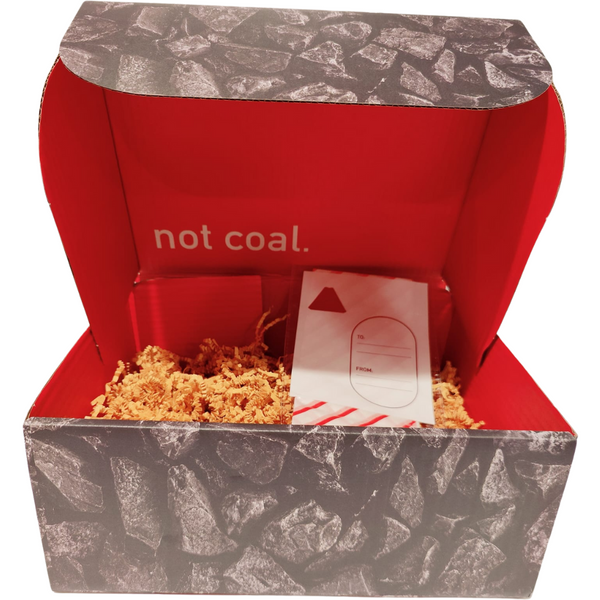 Not Coal Holiday Gift Wrap Box