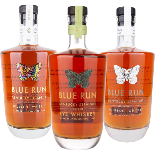 Blue Run Kentucky Straight Bourbon Trio Bundle