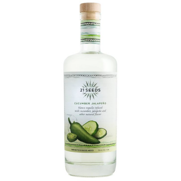 Natural 21 Seeds Cucumber Jalapeno Tequila 750ml | The Liquor Bros